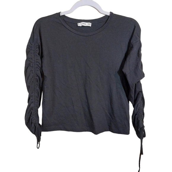 MNG LADIES DRAWSTRING LONG SLEEVE TOP- XS - Picture 1 of 4